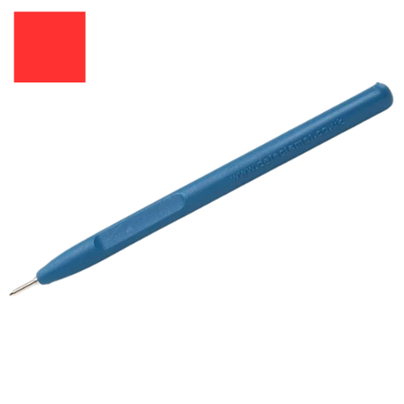 Długopis wykrywalny jednoczęściowy bez klipsa - czerwony wkład